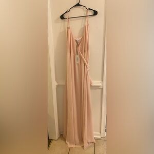 Joanna August Blush Pink Maxi Dress
